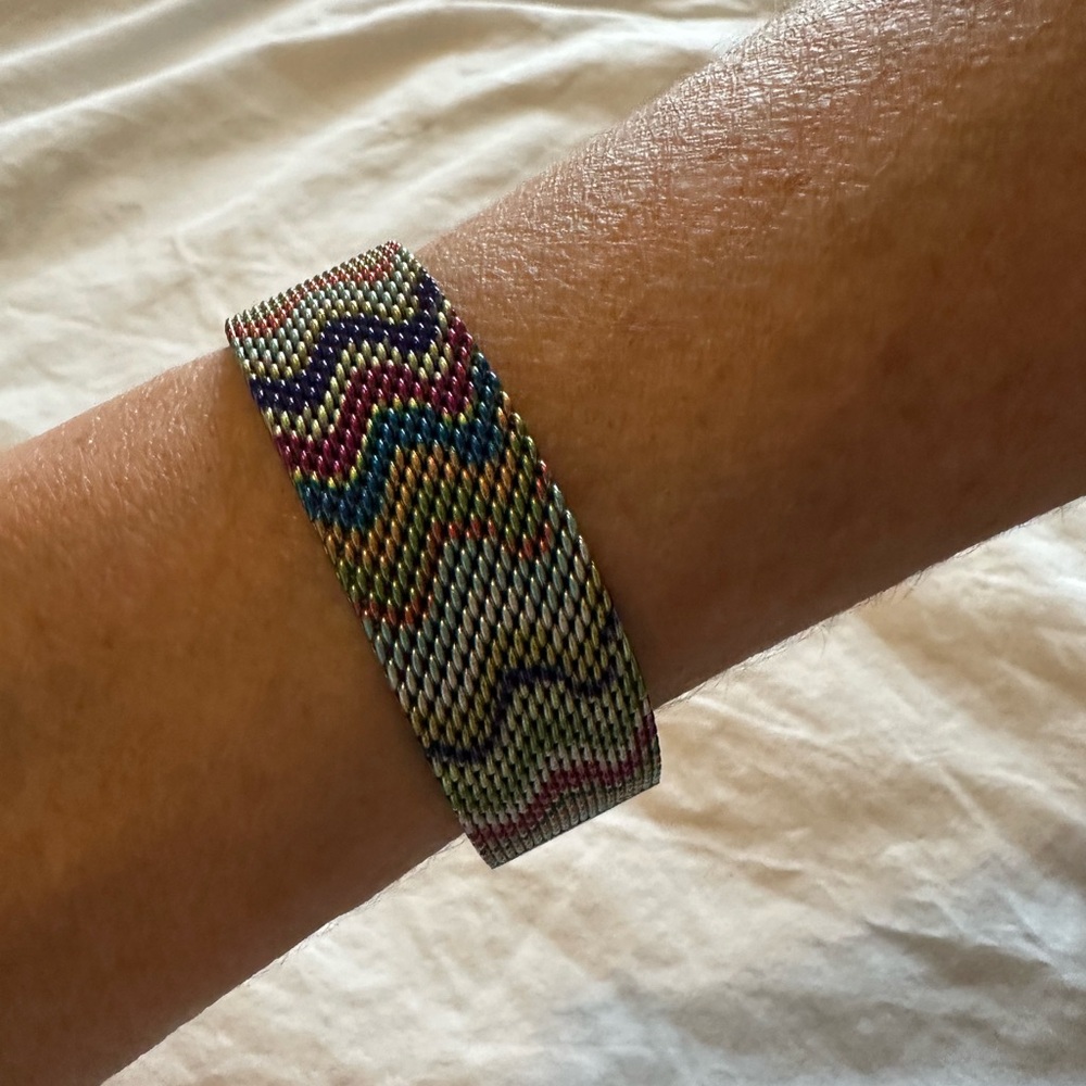 TOUS Multicolor Zigzag Bracelet